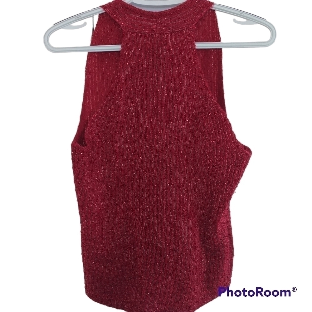 INC Beaded V Neck Dressy Top L - Picture 2 of 12